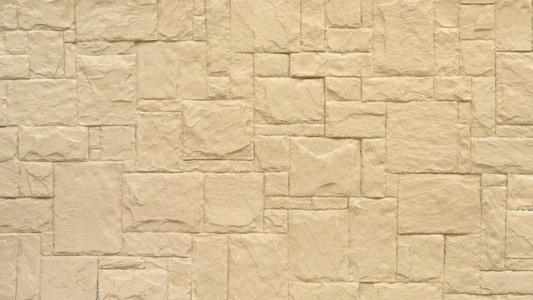 Panneau Pierre Calcaire Ocre