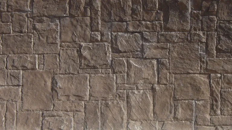 Panneau Pierre Calcaire Marron